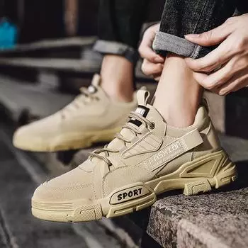 НОВАЯ весна Новая рабочая обувь Мужская рабочая обувь Мужская повседневная обувь Британская низкая модная спортивная мужская обувь 39