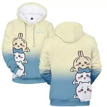 НОВАЯ весна осень мода унисекс повседневная толстовка с принтом чикава с капюшоном толстовка для спорта на открытом воздухе косплей пуловеры толстовка косплей костюм XS