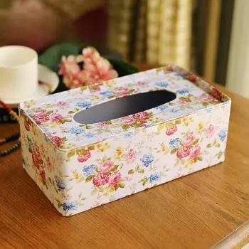 НОВАЯ высококачественная коробка для салфеток в деревенском стиле с узором в виде розы, настольное украшение из железа, коробки для салфеток