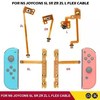 НОВАЯ замена для Nintendo Switch JoyCons Key Button Ribbon Cable Flex для SL SR ZR ZL L Left Right Button Key Flex PCB Cable