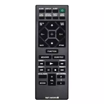 НОВАЯ замена RMT-AM330U для Sony Hi-Fi домашней аудиосистемы с дистанционным управлением RMT-AM220U MHC-V50 MHC-M20 MHC-V21 MHC-V77W Fernbedie чёрный