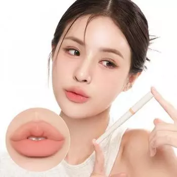 Novev [новый] [совместная разработка Jaeyu] Novev Contour Point Dual Lip Pencil 01 Brick Beige