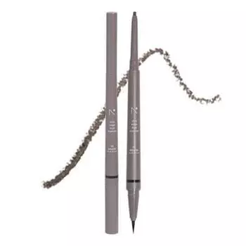 Novev Slim Edge Dual Eyeliner, 03 Muted Brown, 1 pc.