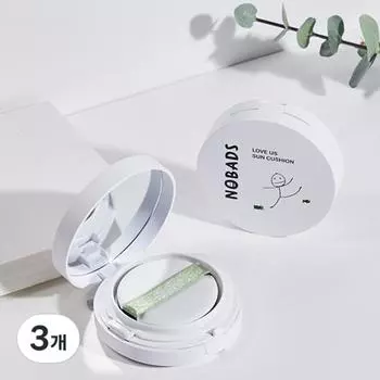 Novez Love Us Sun Cushion SPF43 PA+++, 15g, 3 pieces
