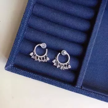 НОВИНКА 2023 Трендовые круглые серьги-кисточки Дизайнерская мода Милые изысканные повседневные украшения Серьги-гвоздики