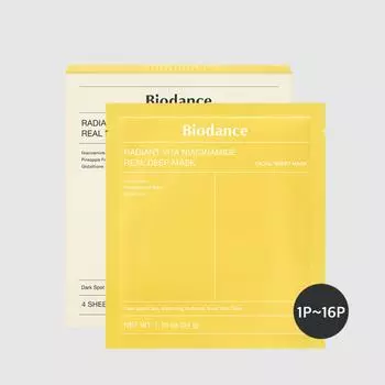 [НОВИНКА] Biodance Radiant Vita Niacinamide Real Deep Mask 1 PCS