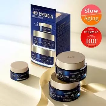 [НОВИНКА] Dr.G Black Snail Cream 50 мл+50 мл+15 мл Специальный набор