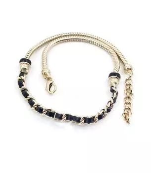 НОВИНКА IN2023, хит продаж, модные ювелирные изделия, женская толстая цепочка для вечеринок, светло-золотой цвет, колье с подписью C, подвеска в виде буквы, хит продаж