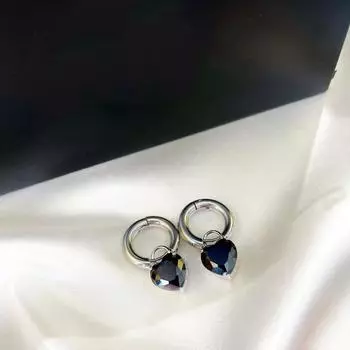 НОВИНКА IN2023, модные ювелирные изделия из смолы, серьги в виде сердца, высшего качества, роскошные, милые, красивые серьги-гвоздики в форме сердца