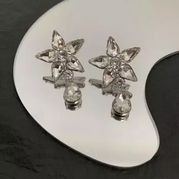 НОВИНКА IN2023, новые популярные серьги-гвоздики с пятиконечной звездой и каплей воды, серьги-гвоздики, превосходное качество, серьги-гвоздики