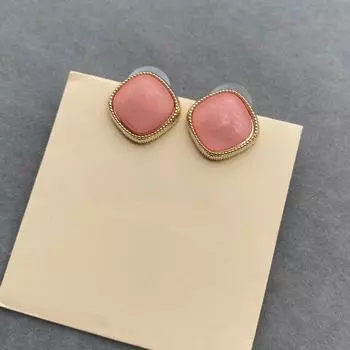 НОВИНКА IN2023 Старший дизайнер розовые серьги для свидания на каждый день Универсальные изысканные вечерние украшения для свиданийУши-гвоздики