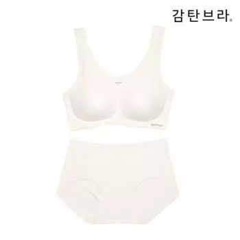 НОВИНКА Ingyeon Cool - 1 комплект из бюстгальтера и трусиков для бега 03. Beige :S