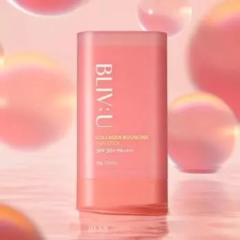 [НОВИНКА] Live You Collagen Bouncing Sun Stick 19 г, солнцезащитный крем из Кореи
