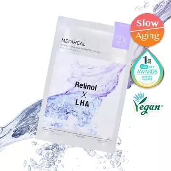 [НОВИНКА] Маска-обертывание Mediheal Derma Synergy, эластичность пор, 1 лист, корейская упаковка масок