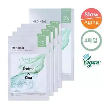 [НОВИНКА] Маска-обертывание Mediheal Derma Synergy, успокаивающая проблемы, 4 листа, корейская упаковка масок