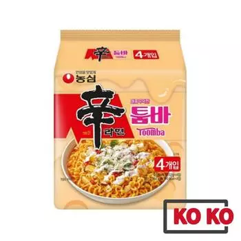 [НОВИНКА] [Нонгшим] Набор Шин Рамен Тумба (4мешка) 137g x 4bags