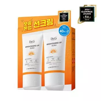 [НОВИНКА/Пудровое покрытие] Dr.G Brightening Up Sun+ 40 мл + 40 мл