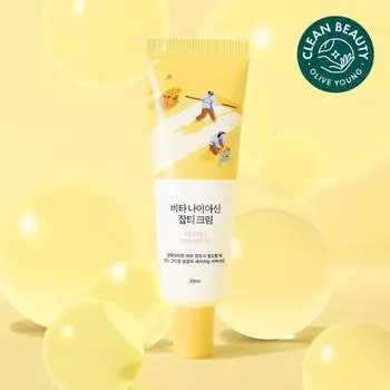 [НОВИНКА] Round Lab Vita Niacin Blemish Cream 50мл, Корейская косметика