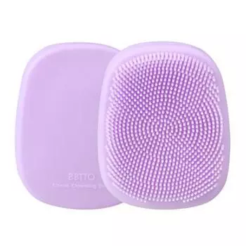 [НОВИНКА] Силиконовая щетка для умывания лица Vivito, корейская косметика Silicone Face Wash Brush - Lavender
