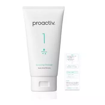 НОВОЕ очищающее средство Proactiv Medicated Renewing (120г 1 бутылка) 60 дней [Включает руководство по использованию] Отшелушивание пор Скраб для умывания лица Для мужчин также Очищение лица