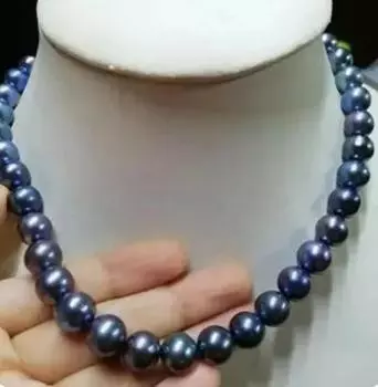 НОВОЕ ПОСТУПЛЕНИЕ ОЖЕРЕЛЬЕ ИЗ ЗЕЛЕНОГО ЖЕМЧУГА ИЗ ТАИТЯНСКОГО МАЛАХИТА 9-10 мм 18