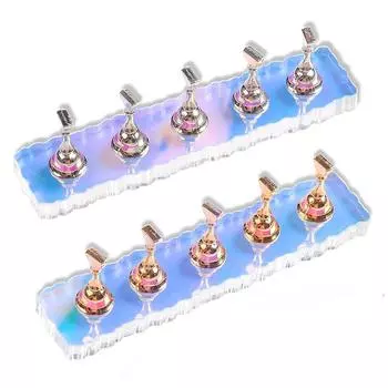 НОВЫЕ 2 шт. Подставка для ногтей, Рука для практики, Магнитные инструменты для нейл-арта для дома и салона