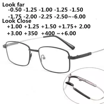 НОВЫЕ индивидуальные очки по рецепту для мужчин с близорукостью, гиперметропией, астигматизмом, прогрессивные мультифокальные очки с защитой от синего света Anti blue light 0