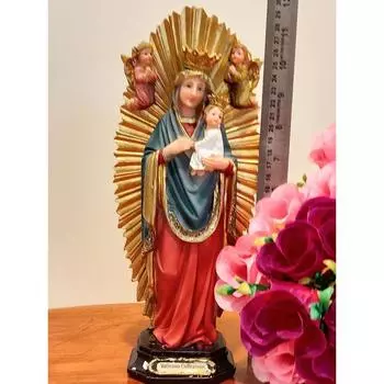 НОВЫЕ изделия ручной работы Статуэтки из смолы Девы Марии Идолы Богоматерь Неустанной Помощи Статуя Девы Марии