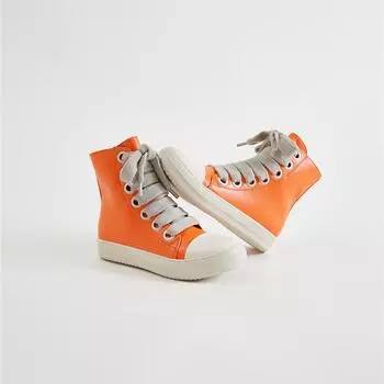 НОВЫЕ мужские и женские кроссовки из кожи Jumbo Shoes шнурованные ботинки роскошные женские кроссовки обувь мужские повседневные кроссовки пара туфли на плоской подошве 35 красный