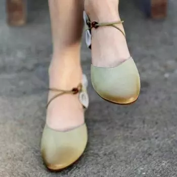 НОВЫЕ оригинальные женские сандалии на плоской подошве с милым бантом из натуральной кожи с мягкой подошвой женские сандалии с острым носком на резинке 35