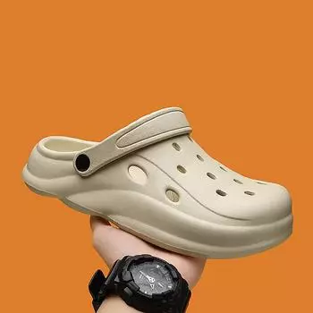 НОВЫЕ повседневные нескользящие тапочки с открытым носком для пляжа, душа, весны и лета, повседневная обувь с инновационным дизайном 36