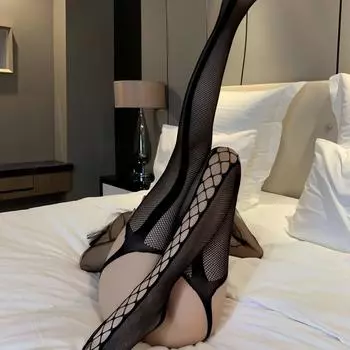 НОВЫЕ Сексуальные Женские Чулки Сетка Колготки Прозрачные Без Ластовицы Колготки Выше Бедра Большого Размера Эластичные Чулки с Поясом для Чулок 40-110kg(80-243Lbs)
