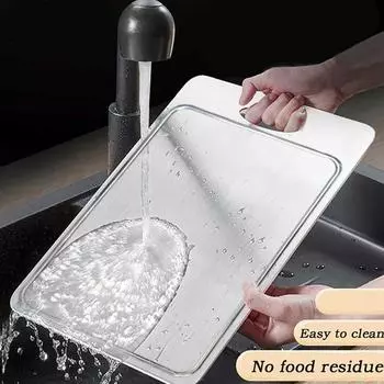 НОВЫЕ титановые разделочные доски для кухни из нержавеющей стали, нержавеющая сталь, разделочная доска, D O8Q3 46*30CM-1pcs