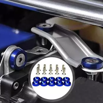 НОВЫЕ универсальные 10 шт. M6 автомобильный стиль модификация наклейки JDM наклейки пароль шайба номерной знак болты автомобильные аксессуары