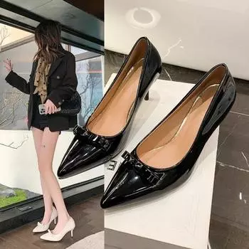 НОВЫЕ женские балетки с круглым носком и бантом бордового цвета, винного и белого цвета, черного цвета 35 красный