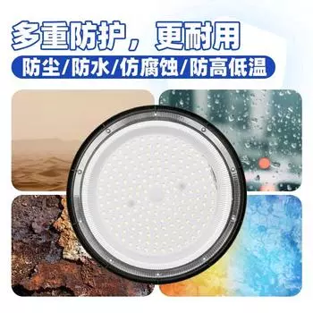 НОВЫЙ 100/200 Вт супер яркий светильник для высоких пролетов промышленный заводской светильник стадион НЛО летающая тарелка лампа мастерская промышленное освещение популярный warm light