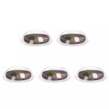 НОВЫЙ 10-дюймовый прозрачный чехол для защиты от брызг в микроволновой печи, пластиковый, с ручкой и вентиляционным отверстием (Уи