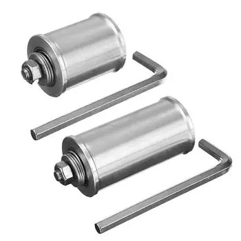 НОВЫЙ 30/50 мм DIY двухподшипниковый ведущий ролик ленточно-шлифовальный станок конвейер направляющее колесо с 8 мм валом стержень / ключ 1 комплект
