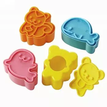 НОВЫЙ 4 шт./набор милый маленький дельфин маленький тюлень белка медведь сэндвич печенье формочки резак печенье торт украшения формы инструменты