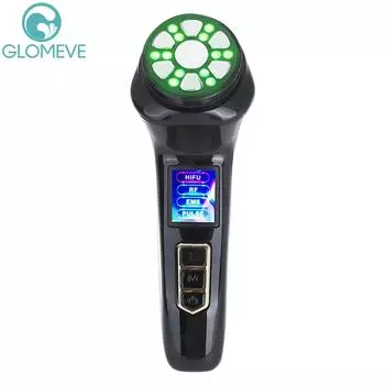 НОВЫЙ 4 в 1 Мини HiFu Ультразвук RF EMS MFIP Импульсный Лифтинг Лица Подтяжка Кожи Массажер против Морщин SPA Красота Устройство US Plug