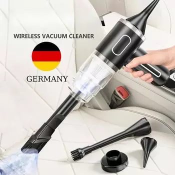 НОВЫЙ 96000Pa 5 в 1 беспроводной пылесос автомобильный портативный робот пылесос ручной для автомобиля офис бытовая техника 1 Pcs Filter зелёный