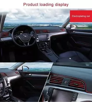 НОВЫЙ автомобильный стайлинг универсальный 5Mpcs DIY молдинги для салона отделочные полосы автомобильные аксессуары дверные декоративные полосы наклейка на край приборной панели