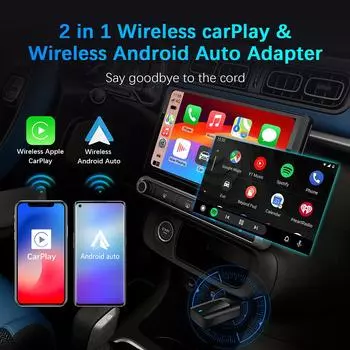 НОВЫЙ беспроводной CarPlay Android Auto беспроводной адаптер Smart Mini Box Plug And Play WiFi Fast Connect универсальный для Nissan
