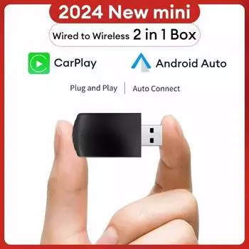 НОВЫЙ беспроводной CarPlay Android Auto беспроводной адаптер Smart Mini Box Plug And Play WiFi Fast Connect универсальный для Nissan