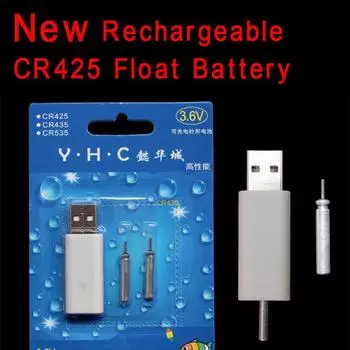НОВЫЙ ! Bimoo One Set Электронный поплавок для рыбалки Батарея CR425 Перезаряжаемая для ночной рыбалки Светящиеся палочки-поплавки