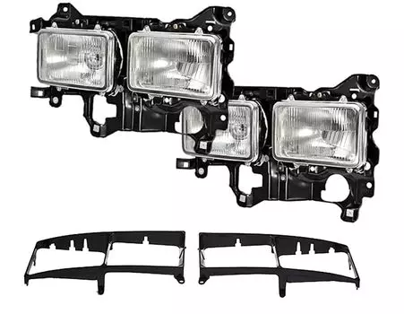 НОВЫЙ Canter для Mitsubishi Fuso Спецификация за рубежом Square Eye Фара левая и правая Комплект Экспортная спецификация Боковая сторона пассажира Правая правая левая левая левая левая левая