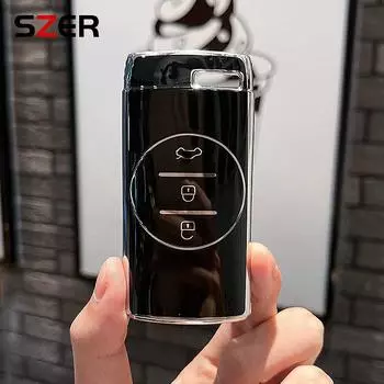 НОВЫЙ чехол для автомобильного ключа дистанционного управления из ТПУ для Chery Tiggo 7 Pro 8 Pro Exeed Tiggo 2 3x Arrizo 5 Pro Gx 5x EQ7 2021 Аксессуары для кошелька