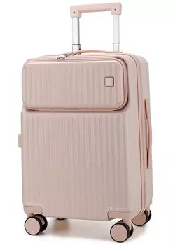 НОВЫЙ чемодан с открытым верхом, сумка для переноски, легкая, тихая, большой емкости, ручная кладь Roam.Cove (M (приблизительно. 3-5 ночей), розовый)