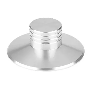 НОВЫЙ черный зажим для утяжеления пластинок LP виниловые проигрыватели металлический дисковый стабилизатор серебристый серебряный