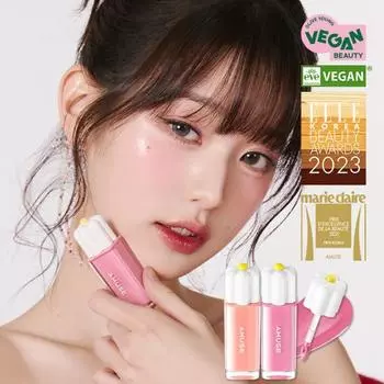 [НОВЫЙ ЦВЕТ/ВЫБОР Чан Вонёна] Тинт Amuse Dew (ОБЪЯВЛЕНИЕ),Корейская косметика, КПОП 01 La Vie En Coral